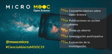 MOOC sobre Ciencia Abierta | Educación, TIC y ecología | Scoop.it