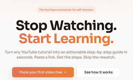 YouTube #Summarizer - Convert YouTube to Step-by-Step Notes | Digital Delights for Learners | Scoop.it