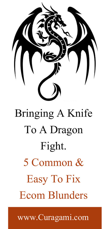 Don't Bring A Knife To A Dragon Fight & 5 Other Easy To Fix Ecom Blunders | Startup Revolution | Scoop.it