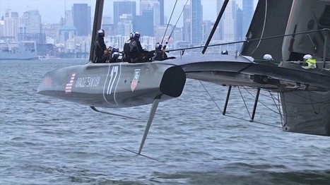 America's Cup: Oracle Team USA's AC 72 has first sail + Video | Foilers! | Scoop.it