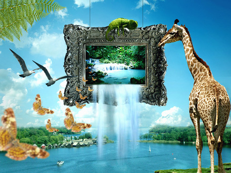 Design a Scenic Out of Frame Photo Manipulation | PSDFan | Photoshop Photo Effects Journal | Scoop.it