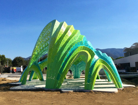 MARC FORNES / THEVERYMANY fabricates pleated amphitheater in france | Architecture on the world | Scoop.it