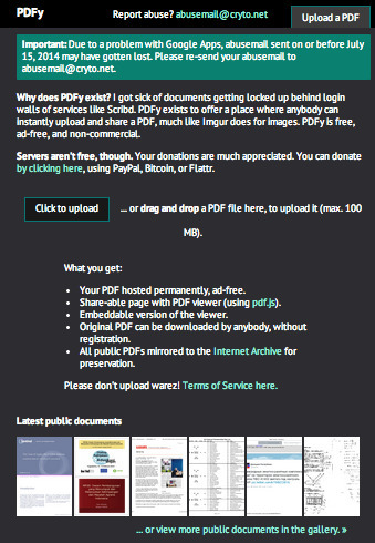 Permanently Share and Archive Any PDF Instantly for Free with PDF.yt | Web Publishing Tools | Scoop.it