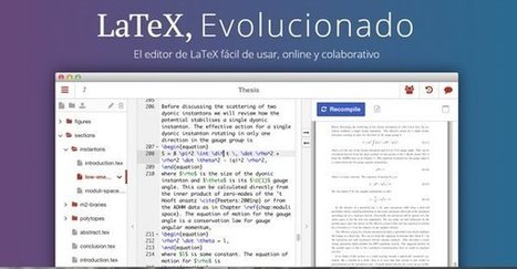 5 recursos para escribir ecuaciones y documentos en LaTeX de forma online | tecno4 | Scoop.it