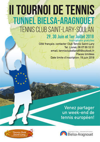 2emeTournoi de Tennis Tunnel Bielsa-Aragnouet (29 juin – 1er juillet 2018) | Vallées d'Aure & Louron - Pyrénées | Scoop.it