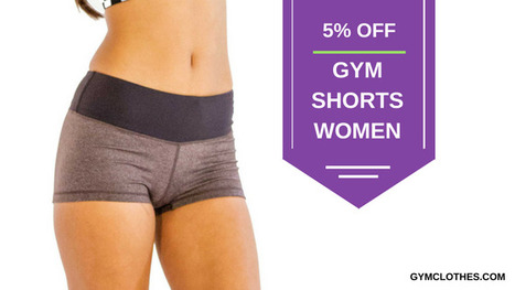 ladies long gym shorts