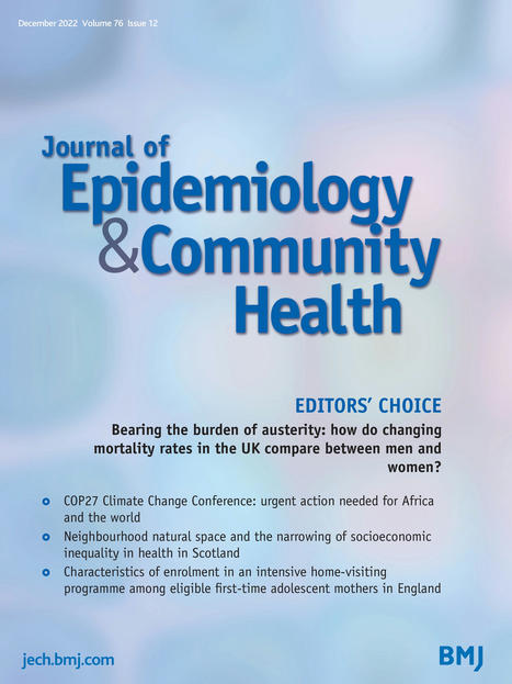 Bearing the burden of austerity: how do changing mortality rates in the UK compare between men and women? - Journal of Epidemiology & Community Health | News from Social Marketing for One Health | Scoop.it