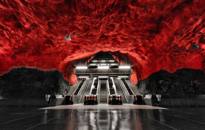 Amazing Underground Art In Stockholm’s Metro Station | Machinimania | Scoop.it
