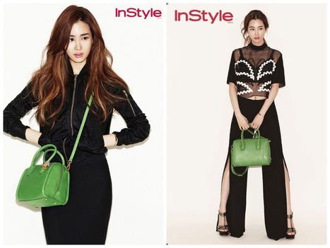 Lee Da Hae Models Handbags for InStyle | Fashion | Scoop.it