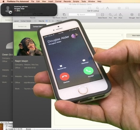 Smart Phone Caller ID Triggers Customer Search in FileMaker Pro Database | Learning Claris FileMaker | Scoop.it