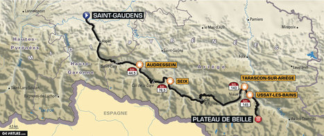 Étape 14 : Saint-Gaudens - Plateau de Beille - 168.5 km Samedi 16 juillet | Le Tour | Scoop.it