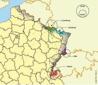 Insee - Travail-Emploi - R&eacute;sider en France et travailler &agrave; l'&eacute;tranger - Une situation en plein essor | Suisse | Scoop.it
