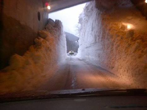 Sur la route de Piau Engaly le jeudi 26 février 2015 - Photo Agnès Cortes | Vallées d'Aure & Louron - Pyrénées | Scoop.it