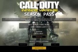 Call Of Duty Infinite Warfare Season Pass Code Free Scoop It