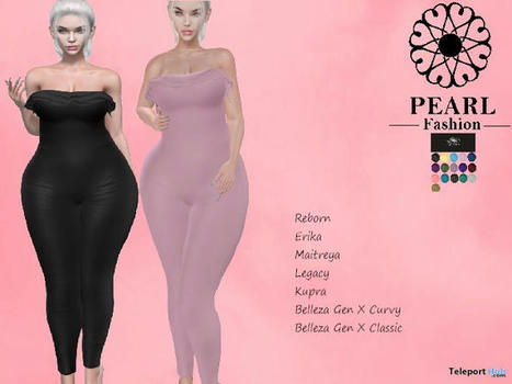 Gladis Bodysuit Fatpack Teleport Hub Group Gift by Pearl Fashion | Teleport Hub - Second Life Freebies | Second Life Freebies | Scoop.it