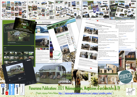 PANORAMA PUBLICATIONS 2021 : WEBMAGAZINES, MAGAZINES D’ARCHITECTURE & TV-PROJETS A.TYPIQUE PATRICE BIDEAU | Architecture, maisons bois & bioclimatiques | Scoop.it