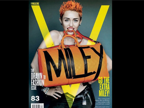 Miley Cyrus's Bold Photoshoot For 'V' | CelebrityFashion | Scoop.it