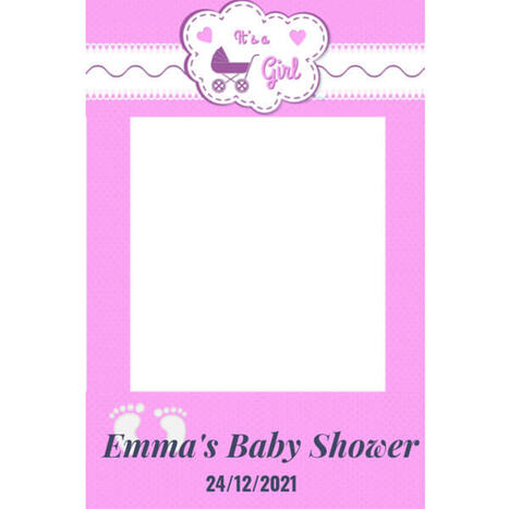 Gender Reveal Selfie Frame/ Personalised Baby Shower Photo Frame! | Creative Signage & Innovative Printing Trends | Scoop.it