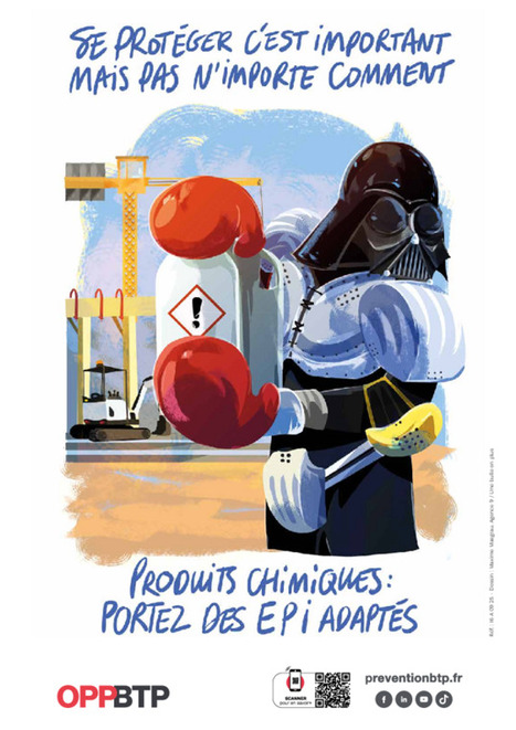 Nouvelles affiches de prévention du risque chimique | OPPBTP | Prévention du risque chimique | Scoop.it