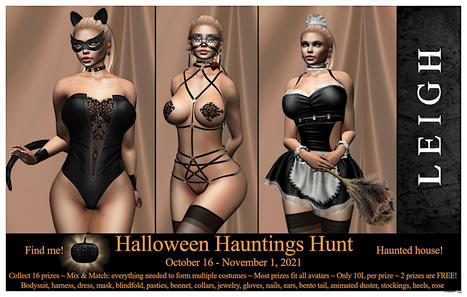 LEIGH Halloween Hauntings Hunt & Haunted House 2021 | Teleport Hub - Second Life Hunts | Second Life Freebies | Scoop.it