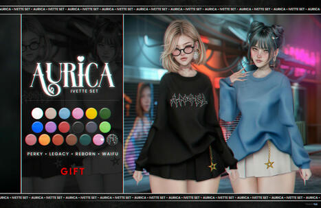 Ivette Set Fatpack September 2025 Group Gift by AuricA | Teleport Hub - Second Life Freebies | Second Life Freebies | Scoop.it