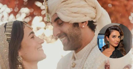 Alia Bhatt-Ranbir Kapoor wedding: Priyanka Chopra cannot stop gushing over newlyweds as she congratulates them | Latest BOLLYWOOD movie news reviews | Scoop.it
