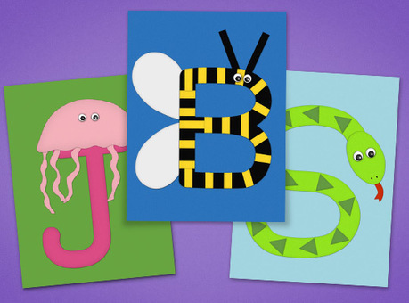 ABC Crafts for Uppercase Letters - 26 Free Alphabet Craft Downloads | Arts & Crafts | Scoop.it
