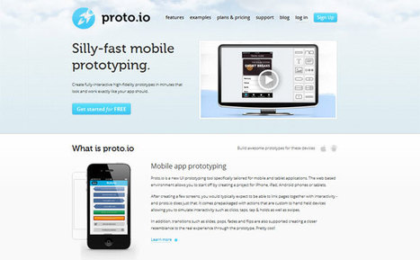 Proto.io: Silly-fast mobile prototyping | PowerPoint Presentation | Business and Productivity Tools | Scoop.it