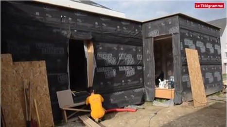 Des étudiants bâtisseurs d'écoconstruction à ossature bois à Bruz  (FR-35) | Build Green, pour un habitat écologique | Scoop.it