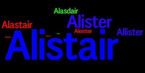 Alistair and Co. | Name News | Scoop.it