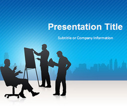 Business Conference Blue PowerPoint Template | PowerPoint and Presentations | Scoop.it
