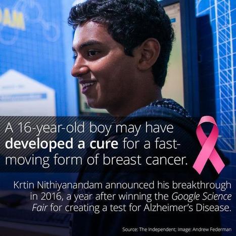 A 16-Year-Old Boy May Have Cured A Form Of Breast ... | Daily Magazine | Scoop.it