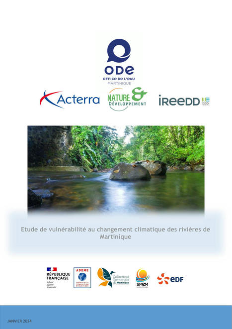 Etude de vulnérabilité au changement climatique des rivières de Martinique - Observatoire de l'Eau - Martinique | Biodiversité | Scoop.it