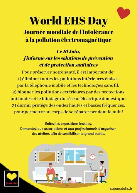 16 juin 2025 : World EHS Day - Journée mondiale de l'intolérance à la pollution électromagnétique | Variétés entomologiques | Scoop.it