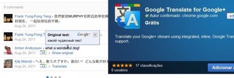 Extensi&oacute;n oficial de Google Translate para Google Plus | google + y google apps | Scoop.it