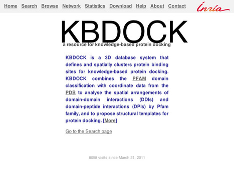 KBDOCK - a protein domain-domain interaction database | bioinformatics-databases | Scoop.it