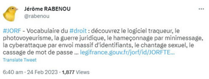 La Commission d'enrichissement de la langue française publie de nouvelles traductions de termes anglais et propose de remplacer 'doxing' par 'divulgation malveillante d'informations personnelles' | Quezil - News on Language & Technology | Scoop.it
