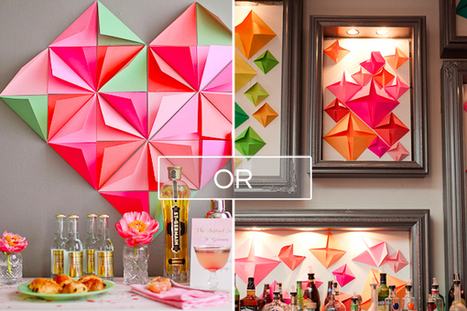 DIY Colorful Folded Paper Backdrop | Paper is beautiful | Scoop.it