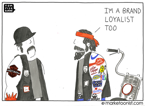 "Brand Loyalist" cartoon | Tom Fishburne: Marketoonist | digital marketing strategy | Scoop.it