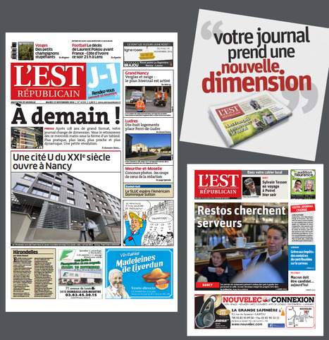 &laquo;L&rsquo;Est r&eacute;publicain&raquo; passe en tablo&iuml;d | DocPresse ESJ Lille | Scoop.it