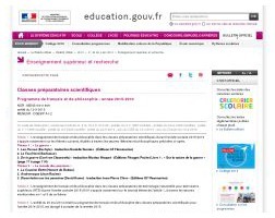 Classes préparatoires scientifiques - Programme de français et de philosophie (2015-2016) | Études littéraires | Scoop.it