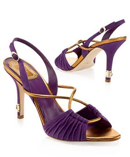 purple sandals zara