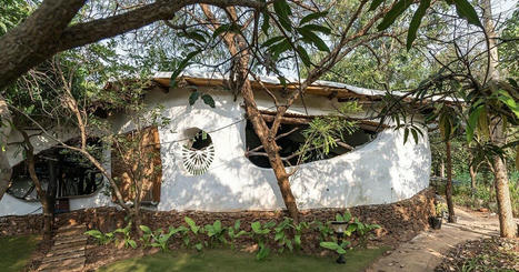 Une ferme biophilique passive faite de murs organiques et incurvés en Inde | Build Green, pour un habitat écologique | Scoop.it