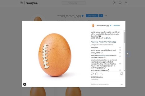 L'œuf le plus populaire d'Instagram s'est enfin ouvert | Community Management | Scoop.it
