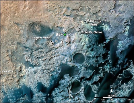 Posición del Curiosity tras 10 kilómetros de viaje | Ciencia-Física | Scoop.it