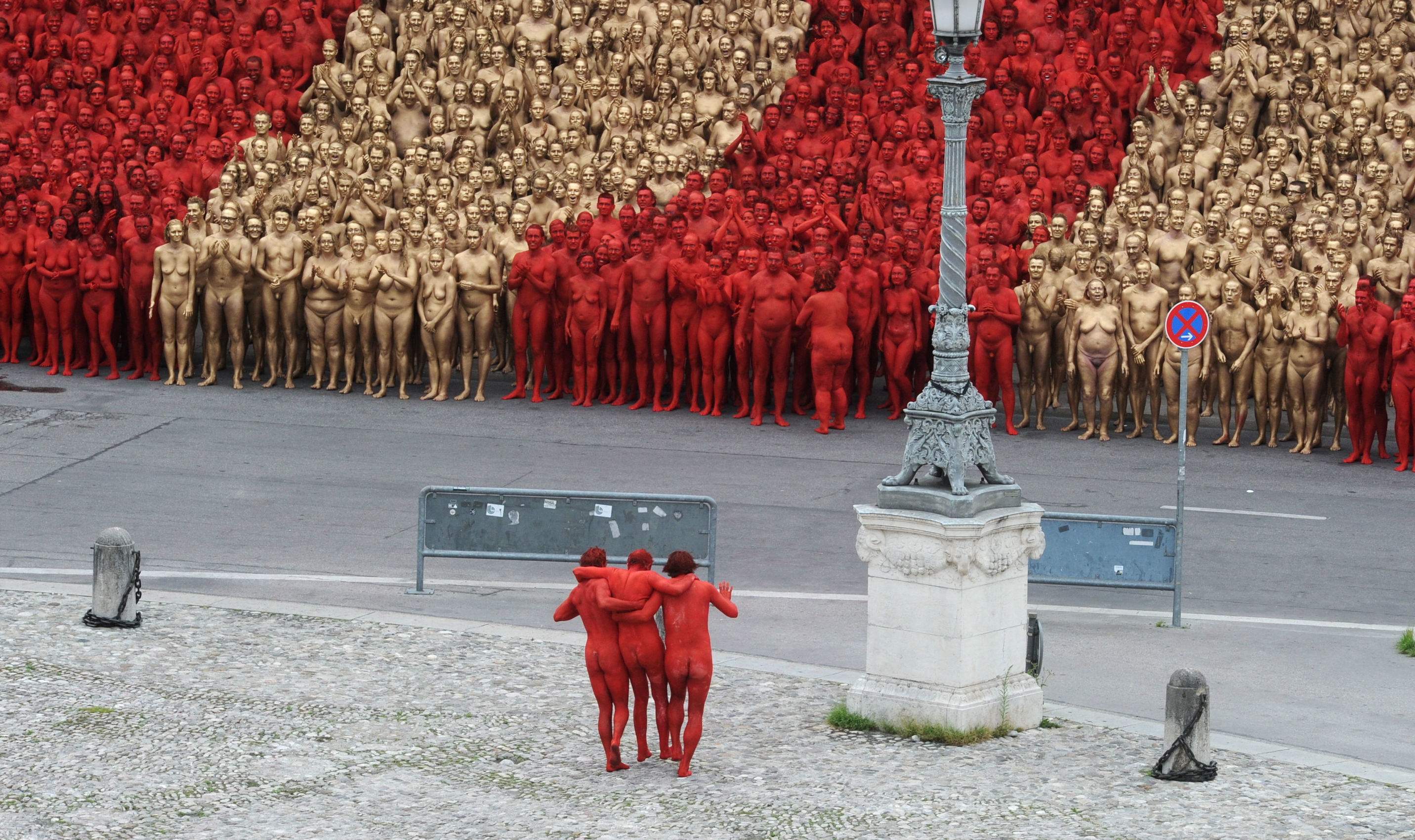 Spencer Tunick Art Installations, Sculpture,