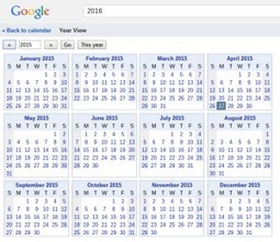 See a Year View in Google Calendar | iGeneration - 21st Century Education (Pedagogy & Digital Innovation) | Scoop.it