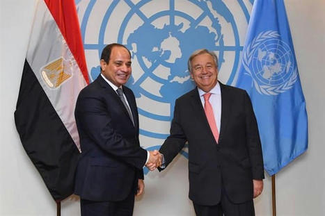 Egypt to adopt comprehensive vision to seek applicable solutions for climate challenges at COP27: Sisi to UN chief - Climate change - COP27 - Ahram Online | Gestion Durable des Ressources | Scoop.it