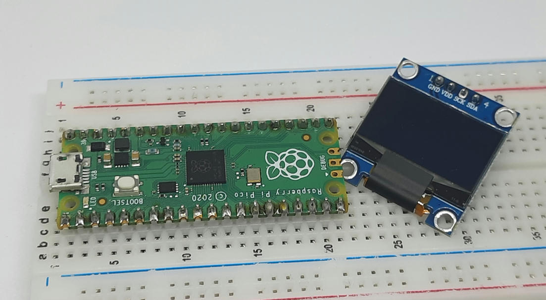 Add an OLED display to Raspberry PI Pico with M...