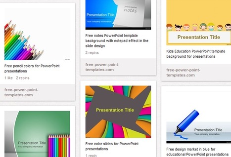 Education PowerPoint Templates - free download | Digital Presentations in Education | Scoop.it